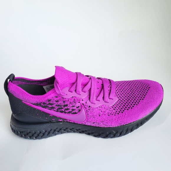 Sold NIKE 🔥 EPIC REACT FLYKNIT2 Vivid Purple - Picture 2 of 11